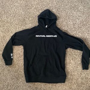 Revival Resolve Black Hoodie - Size XL - UNISEX